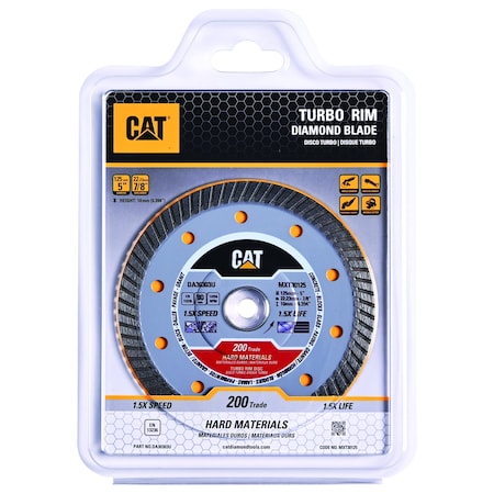 Caterpillar 200 Trade Hard Materials 5-In Blade 125mm DA30303U